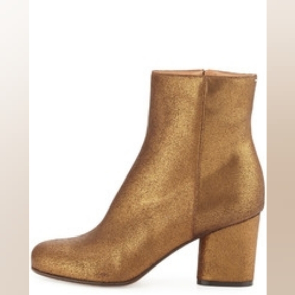 Maison Martin Margiela Shoes - Maison Martin Margiela Shimmering Gold Ankle Boots